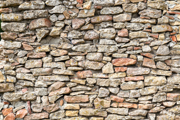 Pattern with a texture rhythm from stone plates