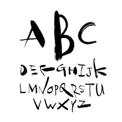 벡터 문자 / 손으로 쓴 글씨체