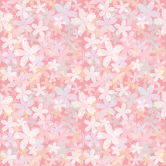 桜のシームレスパターン背景