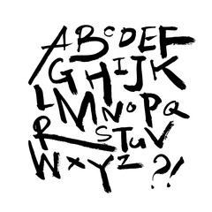 벡터 문자 / 손으로 쓴 글씨체