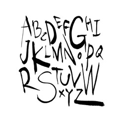 벡터 문자 / 손으로 쓴 글씨체