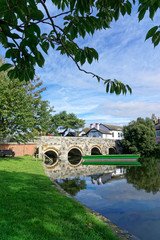 Green Boat by Bridge (Christchurch)