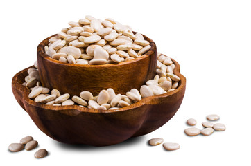 Large white dry beans