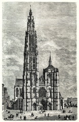Cathedral of Our Lady, Antwerp (from Spamers Illustrierte  Weltgeschichte, 1894, 5[1], 561)