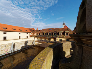 Stadtansicht Würzburg,  Alte Mainbrücke, Festung Marienberg, Franken, Unterfranken, Bayern, Deutschland