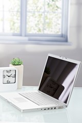Laptop photo on table
