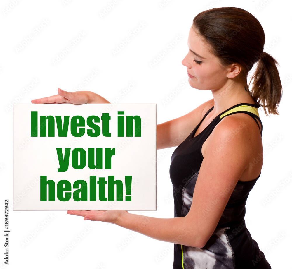 Sticker invest in your health