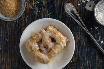 Raspberry Crumble Pastry
