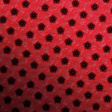 hand drawnd red and black floral geometric pattern illustration 