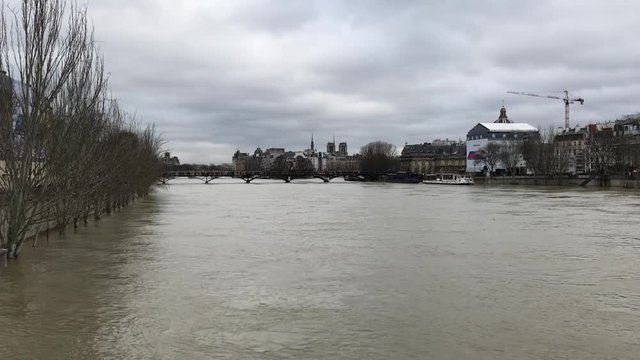Crue de la Seine à Paris	