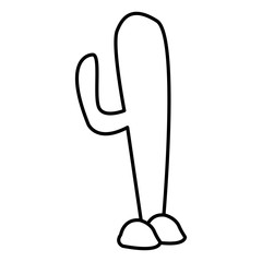 Cactus plant isolated icon vector illustration graphic design
