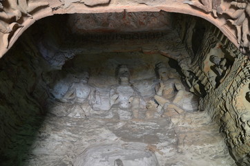 China Shanxi Datong Yungang Grottoes world heritage - 189976379