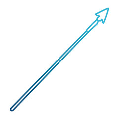 spear weapon isolated icon vector illustration graphic design