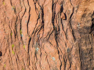 Patterns in sandstone, Sedona Arizona