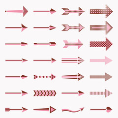 Arrows set.