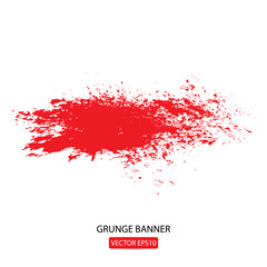 hand drawn painted scratched vector Illustrations template of Grunge Halloween background with blood splats banners abstract background brush texture for promotion. isolated on white background