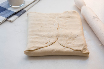 Puff Pastry Preparation Process.