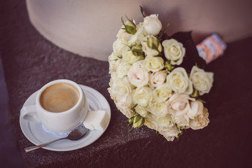 Flowers for bride