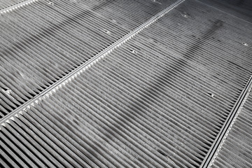 Steel grating of urban drainage system