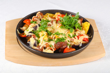 Pork with vegetables
