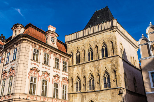 Stone Bell House And Kinsky Palace-Prague, Czechia