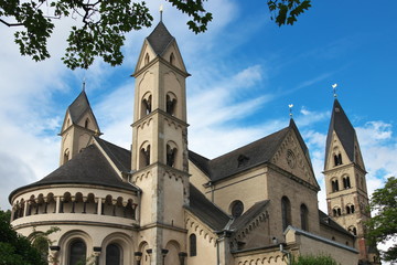 Fototapeta na wymiar Basilika St. Kastor in Koblenz 