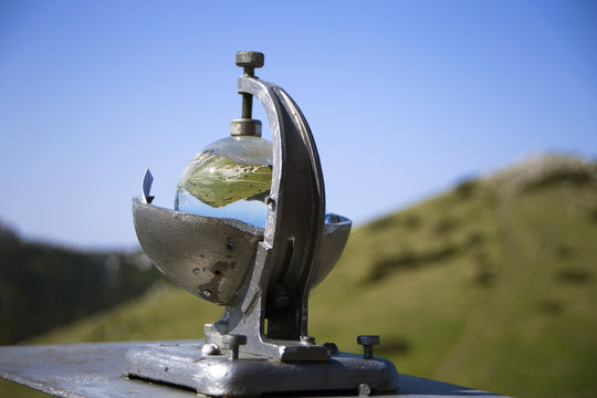Heliograph near mountain house Zavizan on Velebit mountain in Croatia