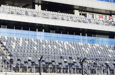 empty stand of the autodrome