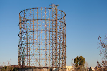 ARCHEOLOGY OF INDUSTRIAL ARCHITECTURE: OLD GASOMETER IN OSTIENSE DISTRICT (ROME, ITALY)