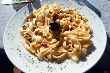Spaghetti mit Meeresfrüchten