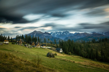 Panorama Tatra mountains from glade  Glodowka, Bukowina Tatrzanska, Poland © Artur Bociarski