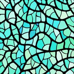 abstract vector stained-glass mosaic background