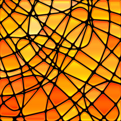 abstract vector stained-glass mosaic background
