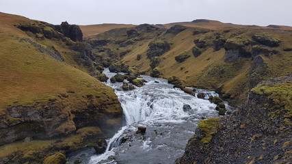 Fototapeta na wymiar Islande paysage la nature à l' etat pur
