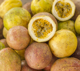 Passion fruit from a small farm