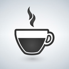 coffee cup icon vector illustration.