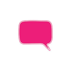 Fototapeta premium Chat icon. Dialog text