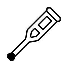 medical disabled simple line icon