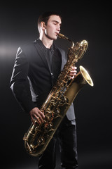 Saxophone player Jazz musician saxophonist