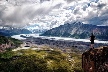 Fototapeta na wymiar Alaska Matanuska Glacier Park
