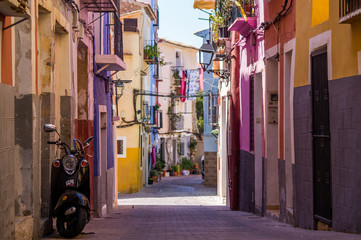 Alley in la Vila Joiosa
