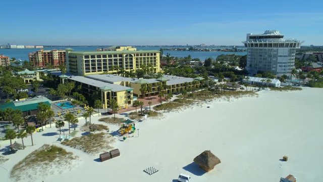 Aerial drone footage St Pete Beach FL 4k 60p