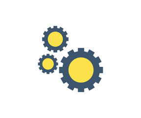 Teamwork icon. Vector illustration in flat minimalist style.