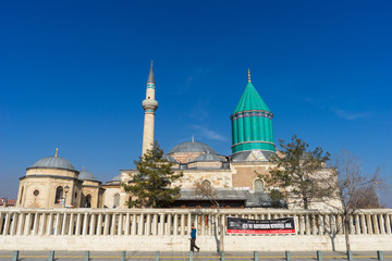 Fototapeta na wymiar Mevlana museum in Konya, Turkey.
