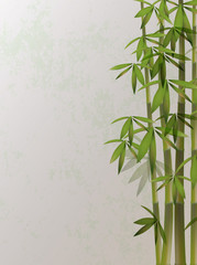 Chinese Retro Style Bamboo Background 