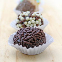 Brazilian traditional sweet (Brigadeiro)