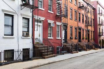New York City historic Gay Street in the Greenwich Village neighborhood of Manhattan