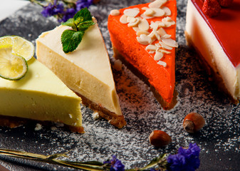 cheesecake with fruit