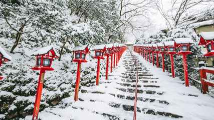 冬の京都 貴船神社