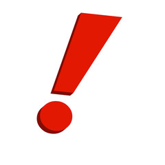 Attention icon vector